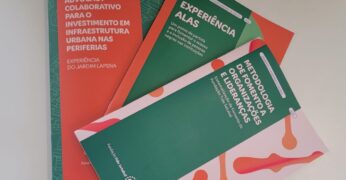 A imagem mostra três metodologias da Fundação Tide Setubal: 'Advocacy Colaborativo para o Investimento em Infraestrutura Urbana nas Periferias', 'Experiência Alas' e 'Metodologia de Fomento a Organizações e Lideranças'.