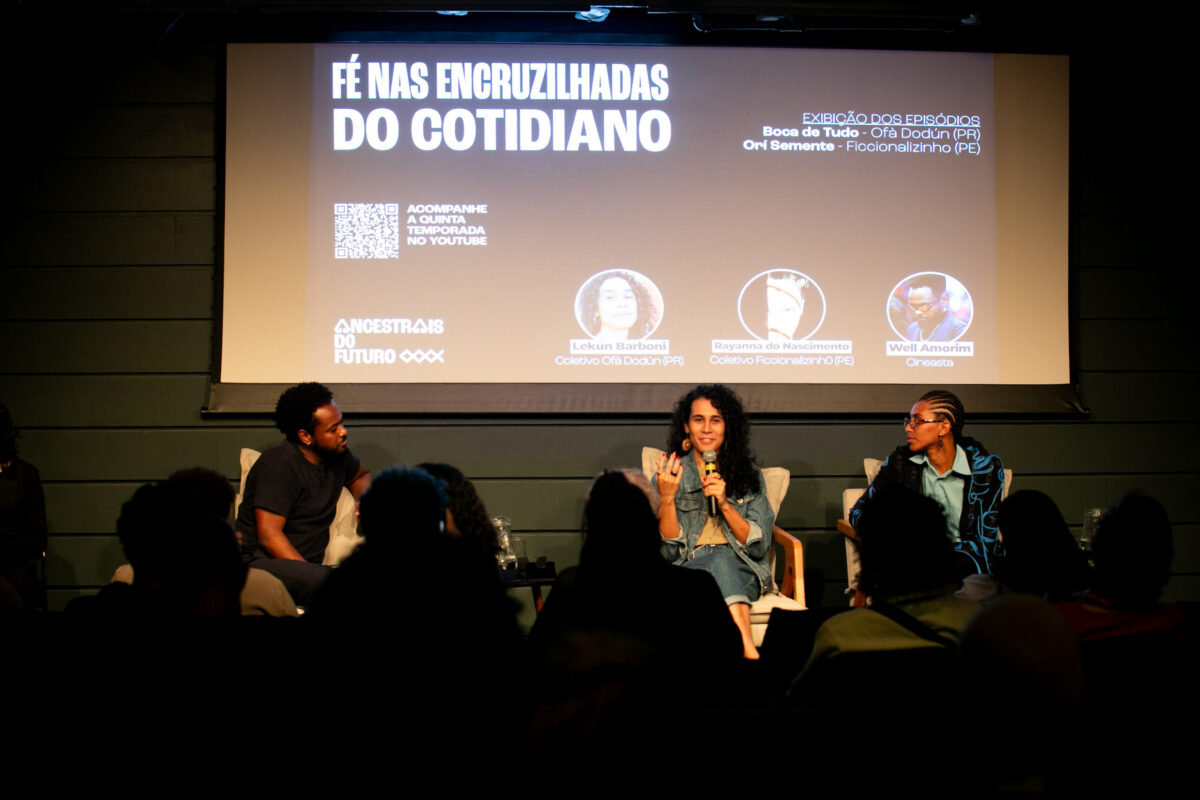 Well Amorim, Lekún Barboni e Rayanna do Nascimento dialogam sobre os filmes.
