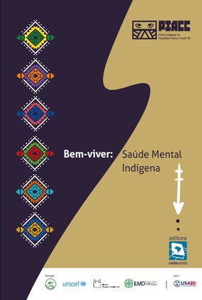 Trata-se da capa do livro 'Bem-Viver: Saúde Mental Indígena',